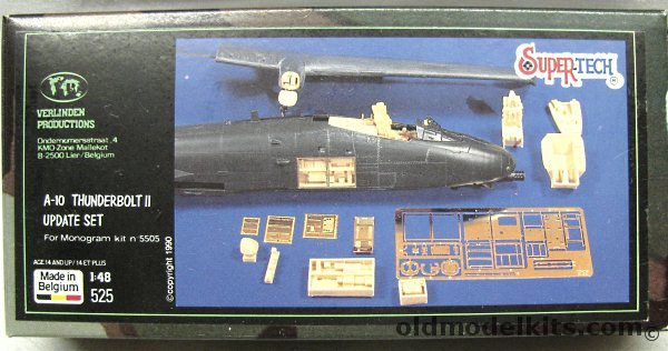 Verlinden 1/48 A-10 Thunderbolt II Update Set  (For Monogram Kit), 525 plastic model kit